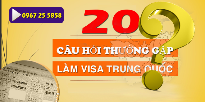 thủ tục xin visa trung quốc